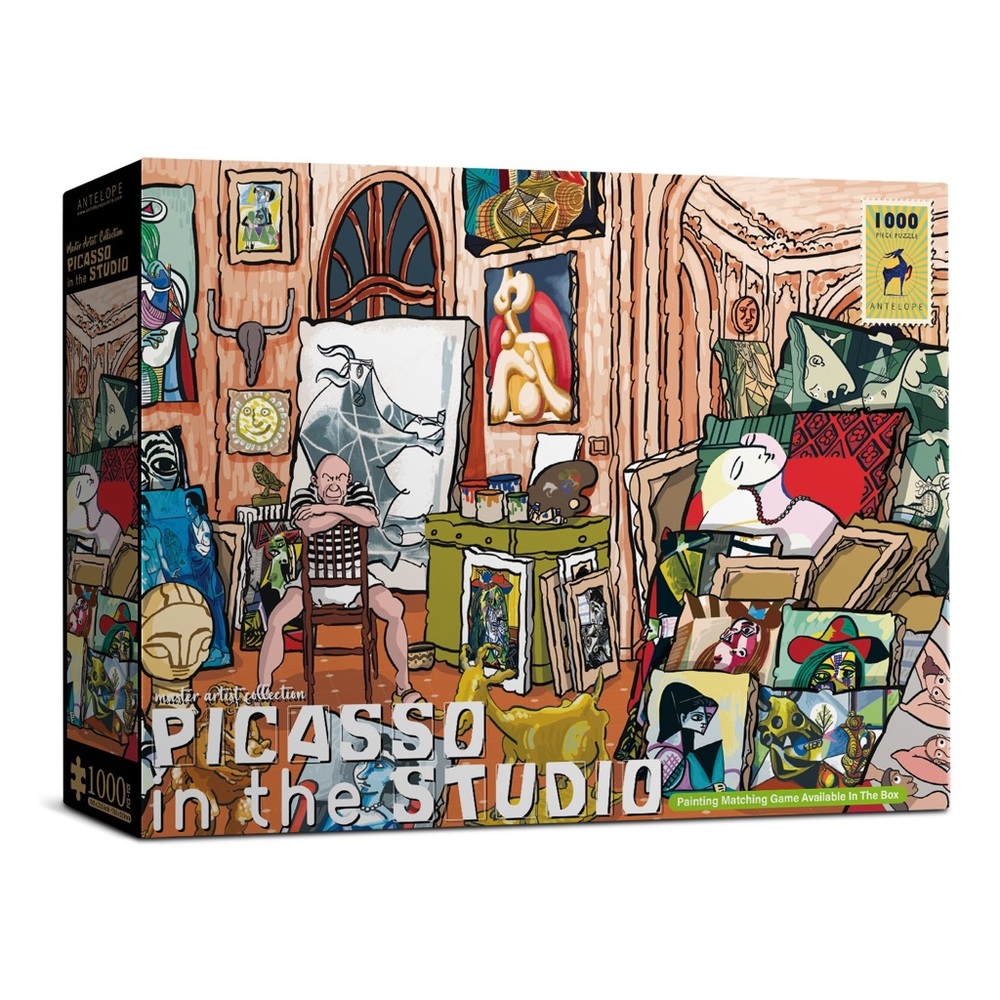 NWT Antelope Picasso in the Studio 1000-Piece Puzzle